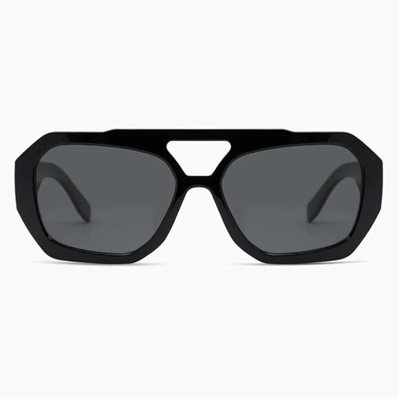 Trendy plastic aviator sunglasses - Picture 6 of 6